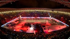 Fotbalový stadion v Dráanech hostil dva duely pod irým nebem.