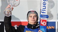 Marius Lindvik, vítěz závodu Turné čtyř můstků v Innsbrucku