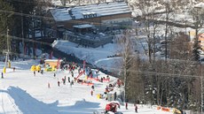 Loni za�ali v areálu na Dolní Morav� vyráb�t sníh 13. listopadu.