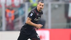 Zlatan Ibrahimovic zasáhl v dresu AC Milán do utkání se Sampdorií Janov jako...
