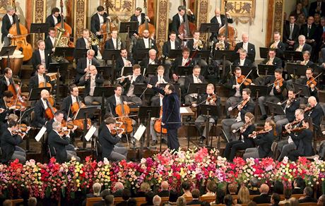 Novoroní koncert Vídeské filharmonie pod vedením lotyského dirigenta Andrise...