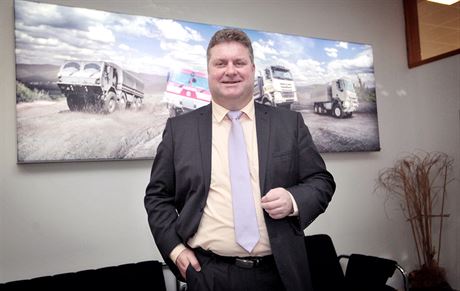 Pavel Lazar, generální editel a pedseda pedstavenstva spolenosti Tatra Truck