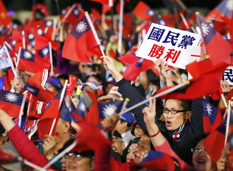 ína Hong Kongem prohrála volby v Taiwanu
