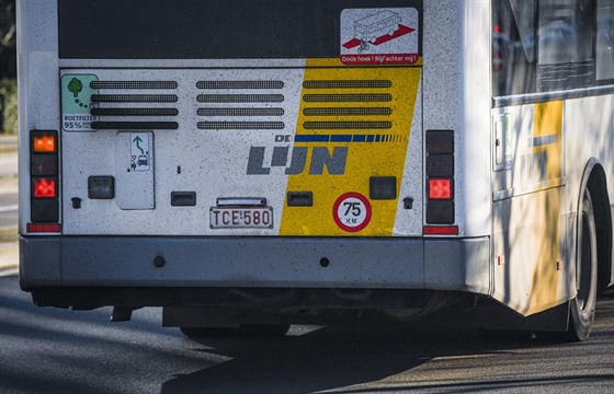 Autobus belgické dopravní spolenosti De Lijn (30. prosince 2019)
