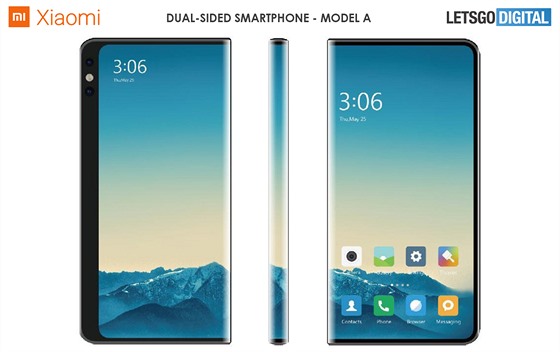 Xiaomi má patent na smartphone s displejem petékajícím do zad.