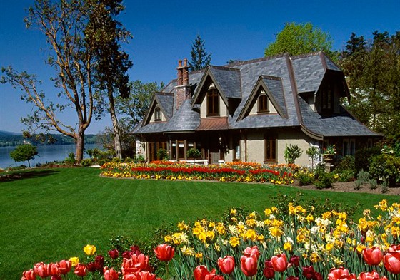 Luxusní sídlo Mille Fleurs na ostrov Vancouver Island