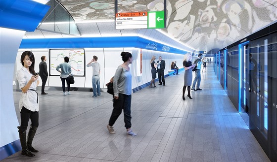 Identitu všech nových stanic bude podle šéfa Metroprojektu Davida Krásy...