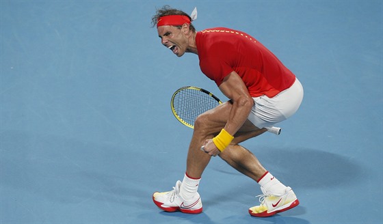 Rafael Nadal v semifinále ATP Cupu.