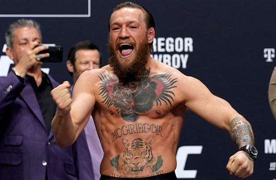 Conor McGregor, irský zápasník se chystá po víc jak roce do boje v UFC.
