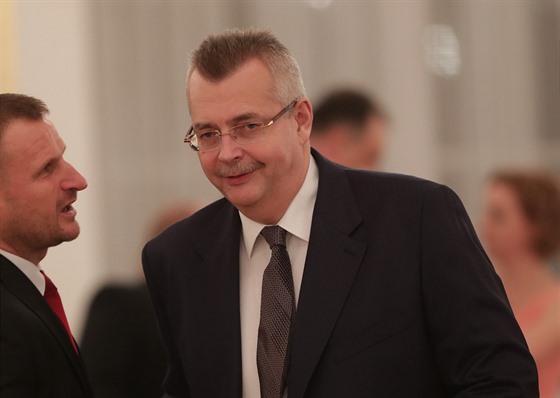 Jaroslav Tvrdík na charitativním plese prezidenta Miloše Zemana a jeho manželky...