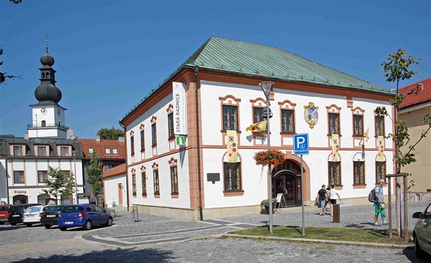 Soukromníkem zřizované turistické informační centrum ve Žďáře nad Sázavou...