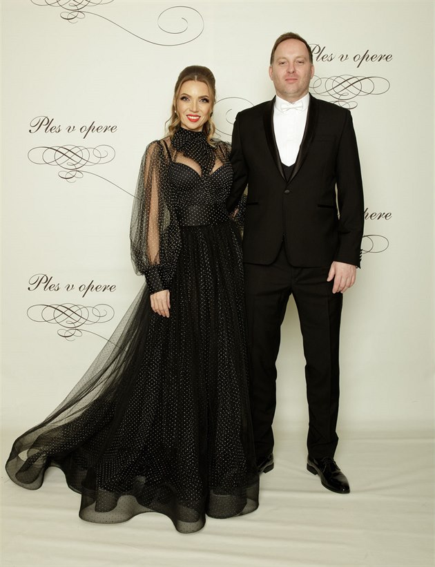 Jana Pitejov a jej partner Radek Pokorn (Bratislava, 11. ledna 2020)