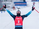 Francouz Martin Fourcade vyhrál hromadný závod mu v Oberhofu.