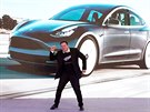 éf americké automobilky Tesla Elon Musk má dvod k radosti. V ín otevel...