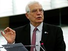 Šéf diplomacie Evropské unie Josep Borrell hovoří v Evropském parlamentu ve...