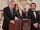 Prezident Milo Zeman hovoí na charitativním plesu, který uspoádal 10. ledna...