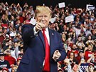 Prezident Donald Trump hovoí bhem kampan v Huntington Center v Ohiu. (9....