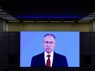 Ruský prezident Vladimir Putin přednáší poselství o stavu země. (15. ledna 2020)