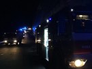 Několik hasičských jednotek vyjíždělo v úterý večer do ejpovického tunelu u...