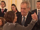 Prezident Milo Zeman taní na Reprezentaním plese prezidenta republiky (10....