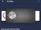 Aplikace Knobby volume control funguje jako velký ovlada hlasitosti.