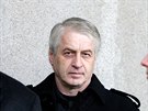Josef Rychtář na posledním rozloučení s Ivem Jonákem (Praha, 13. března 2016)