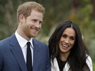 Britský princ Harry a herečka Meghan Markle po oznámení zásnub (Londýn, 27....