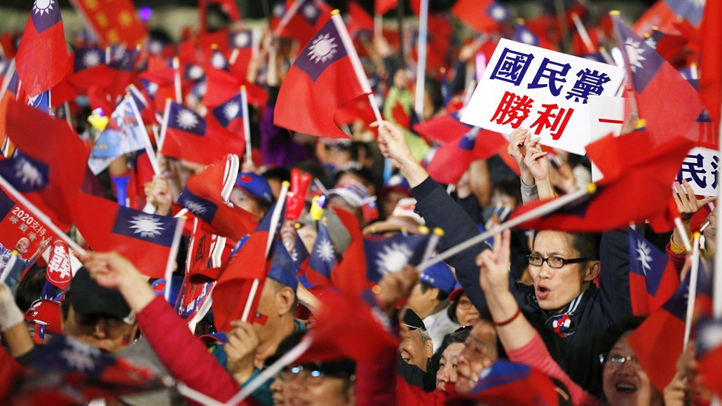ína Hong Kongem prohrála volby v Taiwanu