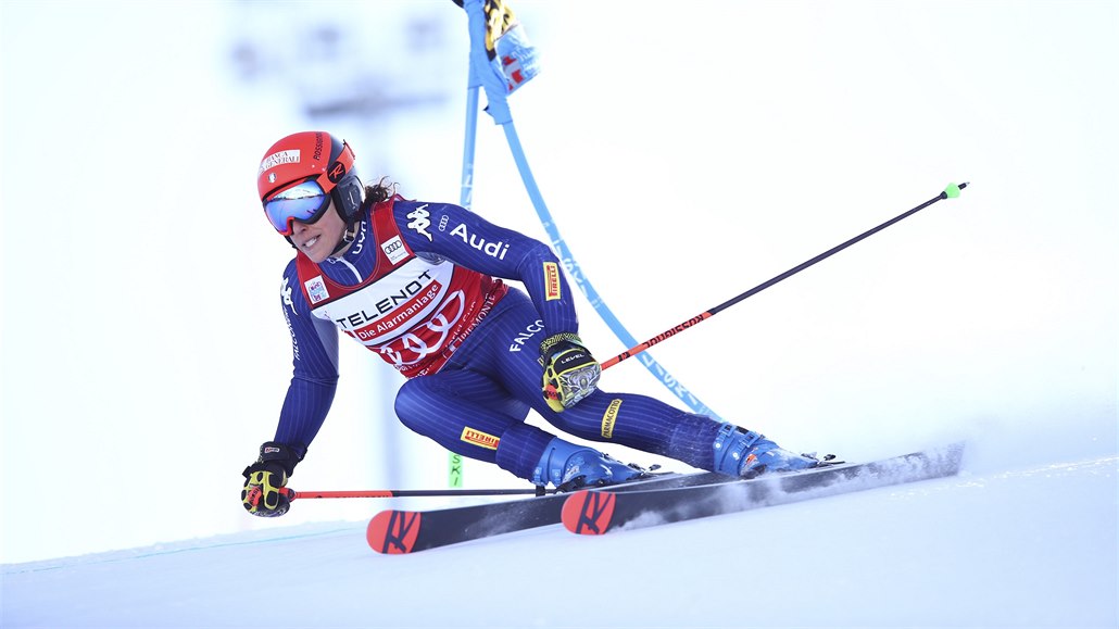 Obří slalom v Sestriere má dvě vítězky: Brignoneovou a Vlhovou