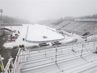 Vysočina Arena se chystá na závody Světového poháru v běhu na lyžích.