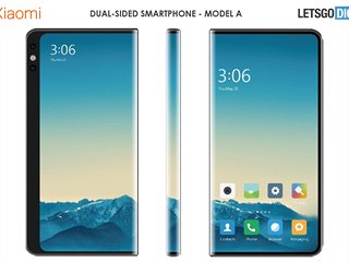 Xiaomi má patent na smartphone s displejem přetékajícím do zad.