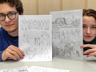 Studenti Fakulty designu a umění Ladislava Sutnara Západočeské univerzity v...