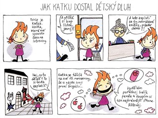 Komiks vytvořený pro projekt Advokáti do škol