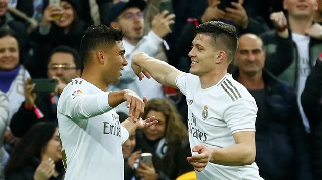 Casemiro a Luka Jovi slav gl Realu Madrid.