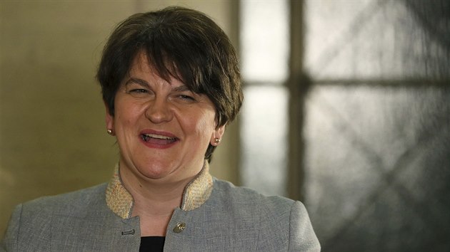 Předsedkyně severoirských unionistů (DUP) Arlene Fosterová (10. ledna 2020)