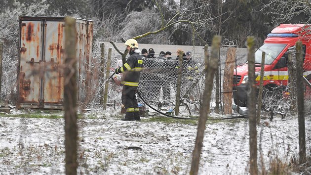 V Koicch na vchod Slovenska zemely pi poru chaty ti dti. (14. ledna 2020)