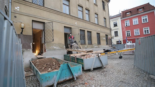 Magistrt zahjil u koncem loskho roku rekonstrukci historickch dom v centru Jihlavy.