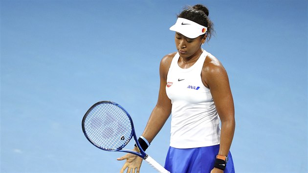Naomi sakaov v semifinle turnaje v Brisbane.