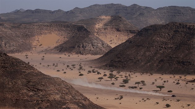 Momentka z osm etapy Rallye Dakar.