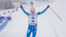 Finka Kaisa Mäkäräinenová vyhrála hromadný závod en v Oberhofu.