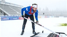 Martin Blaschke chystá lye pro trénink na závody Svtového poháru v Novém...