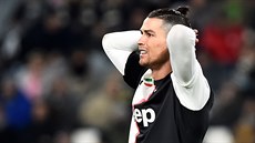 Cristiano Ronaldo z Juventusu v utkání proti Parm.