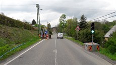 Hlavní silnice přes Oldřichov z části prošla opravou už loni.