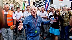 P�edseda Asociace samostatných odbor� Bohumír Dufek