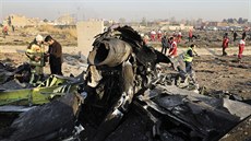 Pi havárii ukrajinského letadla v Íránu zemelo vech 176 lidí na palub....