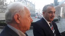 �éf odborové centrály �MKOS Josef St�edula a p�edseda Asociace samostatných...