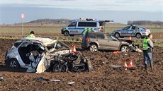 U Vrban havarovala dv auta, oba idii utrpli váná zranní. (10.1.2020)