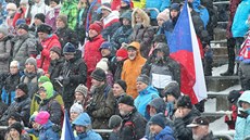 Divácká kulisa bhem Svtového poháru v bhu na lyích v Novém Mst na Morav