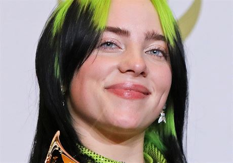 Ptinásobná vítzka letoních Grammy Billie Eilish (27. ledna 2020)