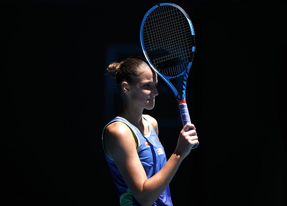 Karolína Plíšková není spokojená se svým výkonem ve třetím kole Australian Open.